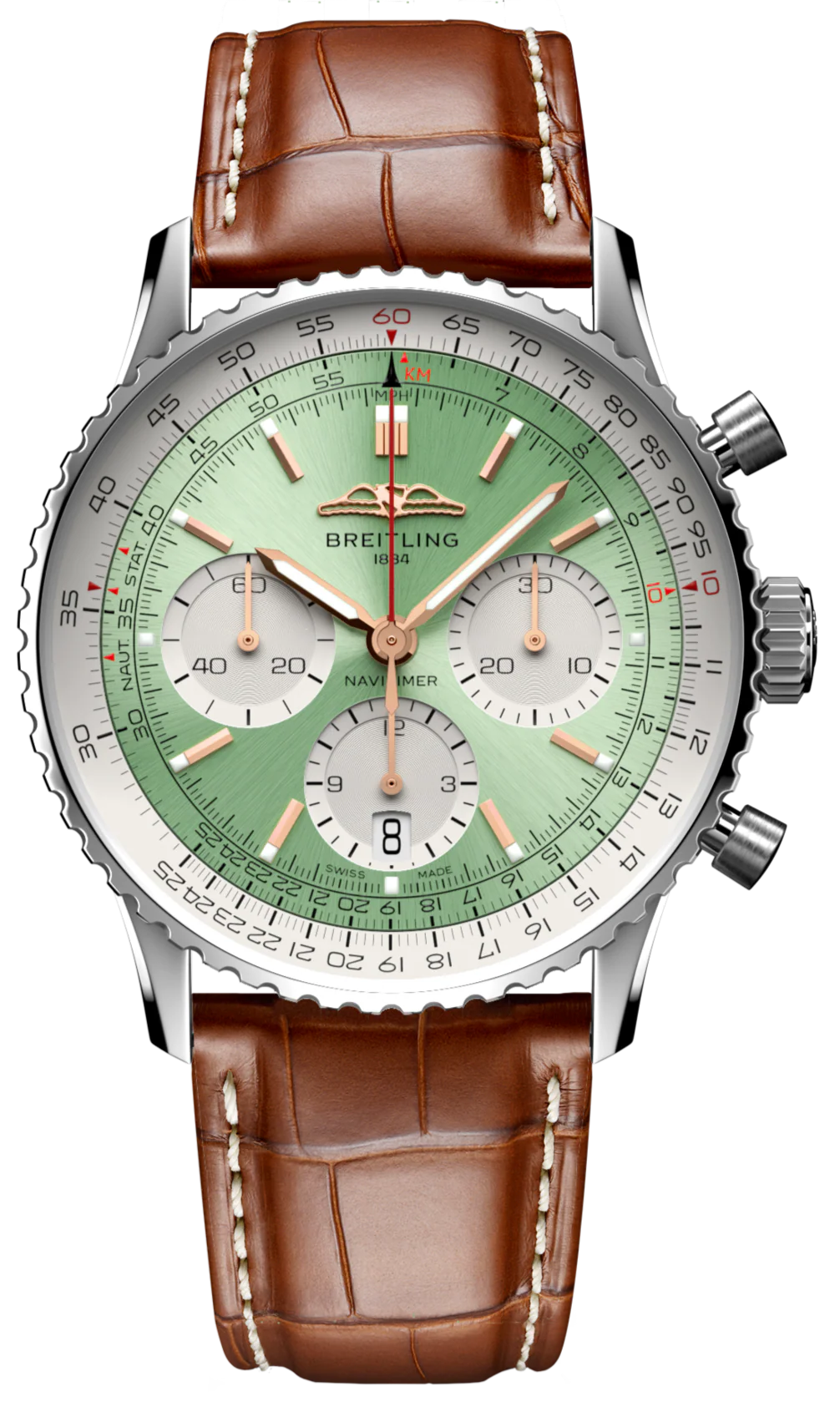 Breitling Navitimer B01 Chronograph 41 Brown Croc Watch