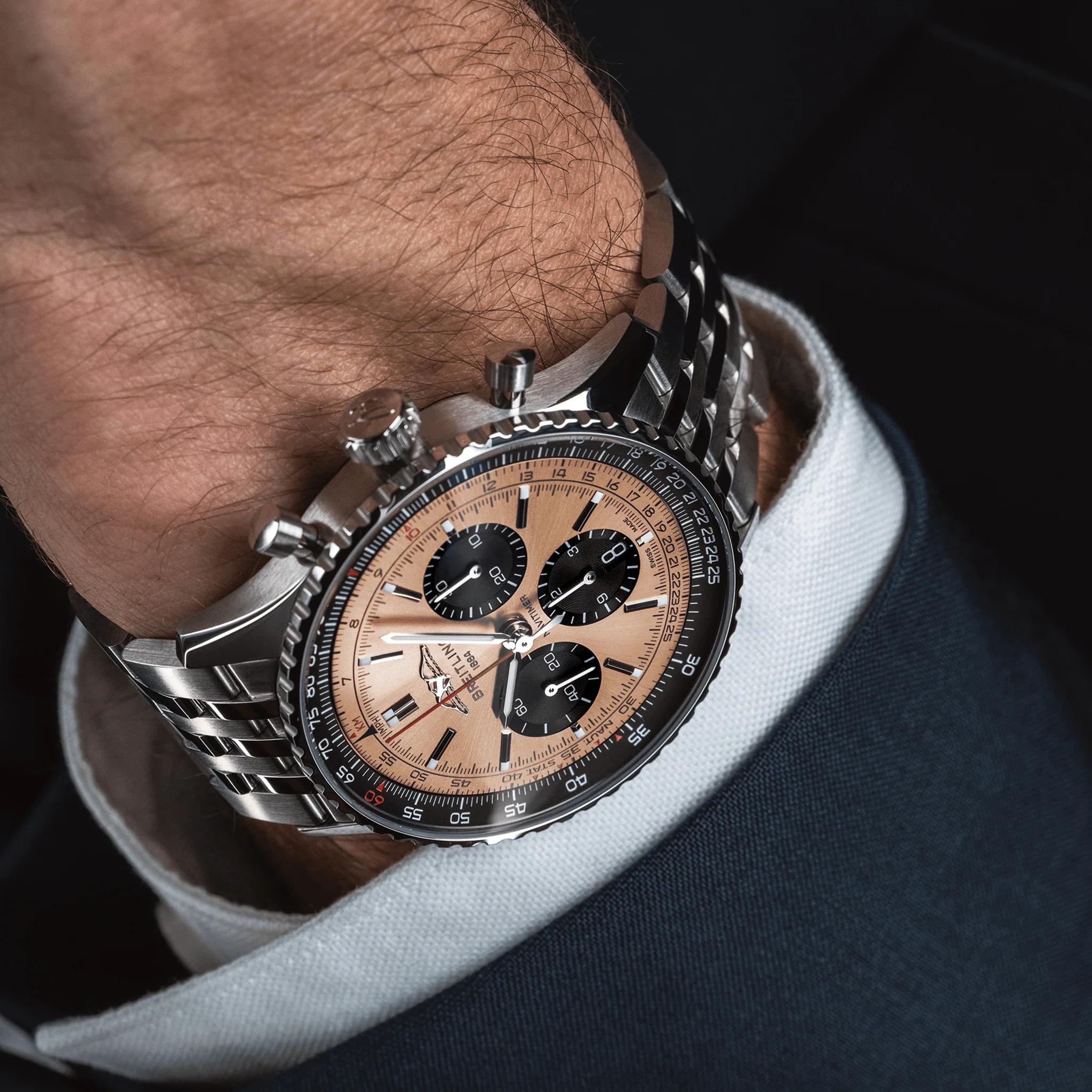 Breitling Navitimer B01 Chronograph 43 Bracelet Watch - Image 5