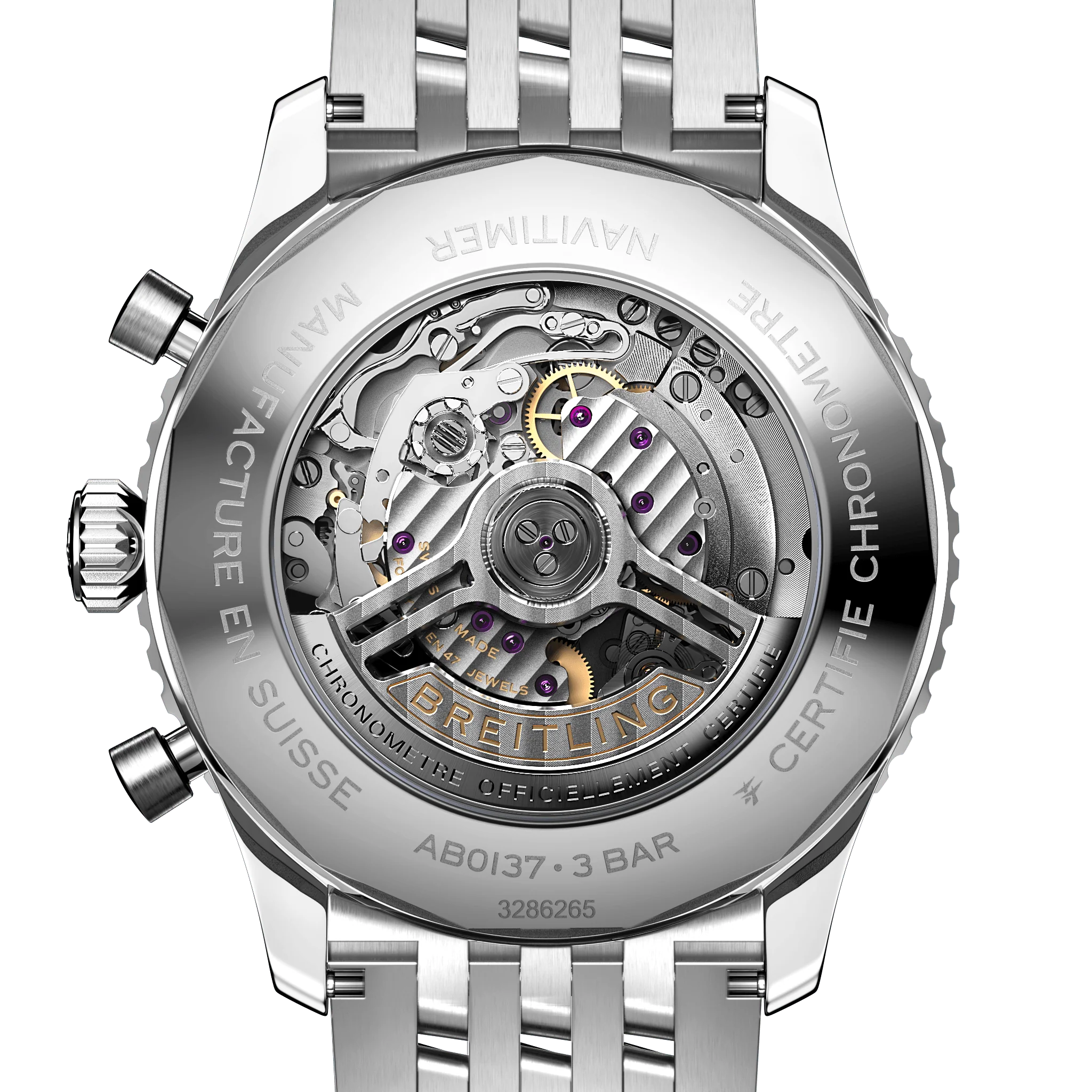 Breitling Navitimer B01 Chronograph 46 Bracelet Watch - Image 4