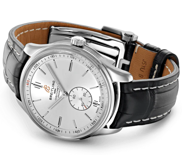 Breitling Watch Premier Automatic 40 Black Croco Folding - Image 4