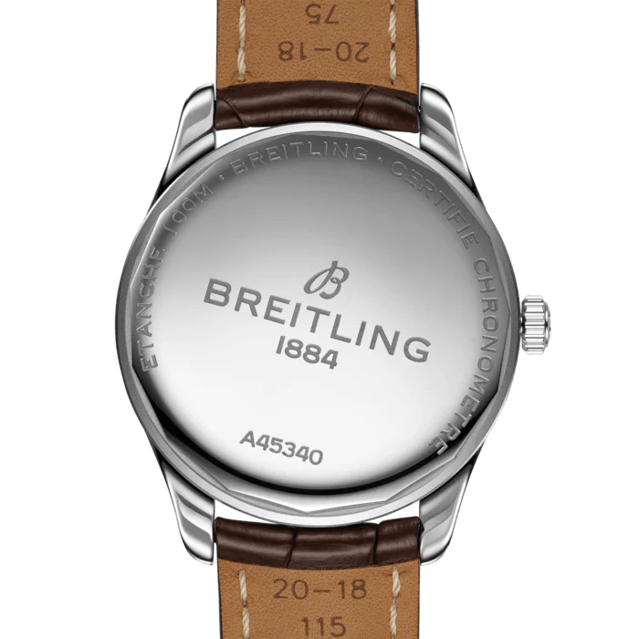 Breitling Watch Premier Automatic Day and Date 40 Brown Croco Tang - Image 2