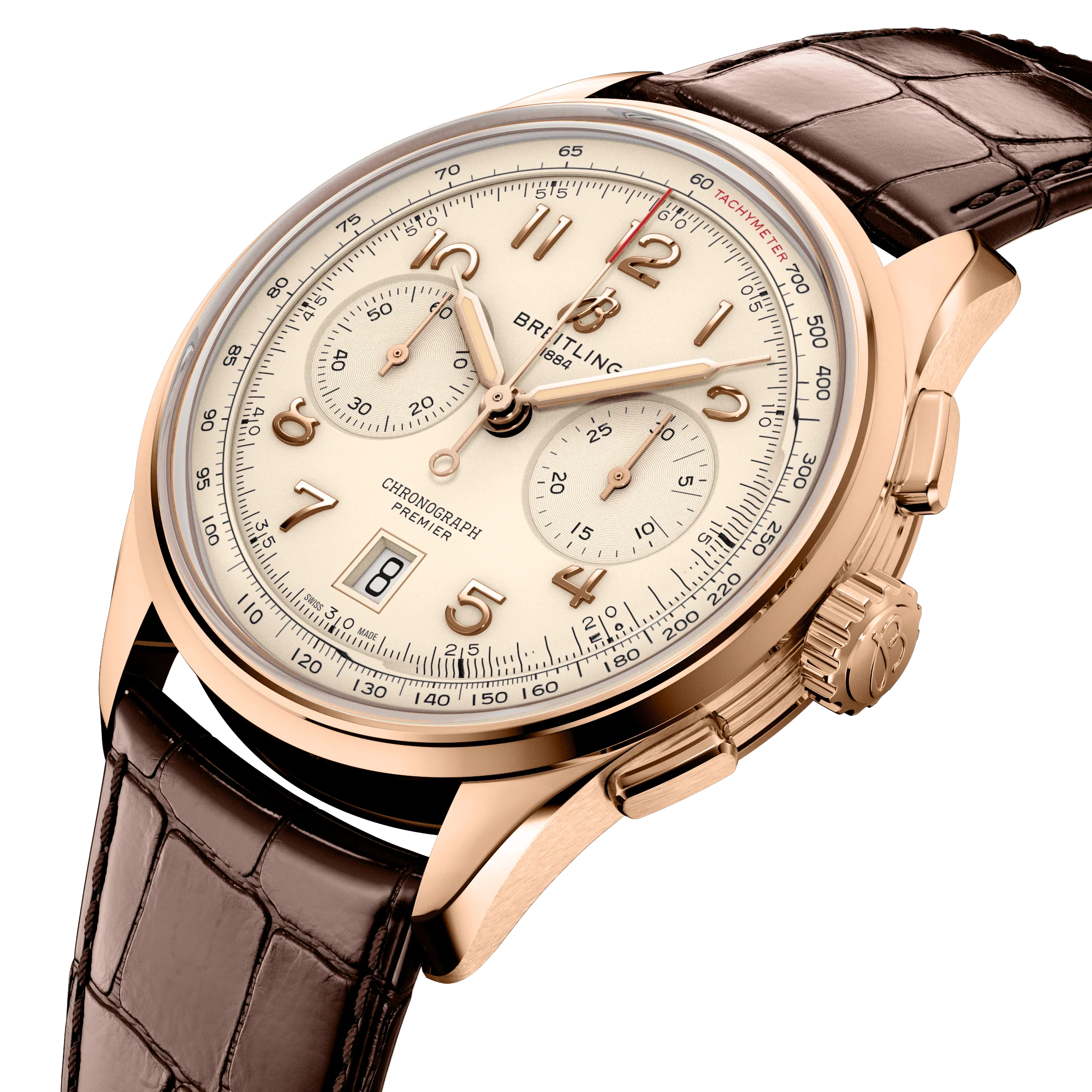 Breitling Premier B01 Chronograph 42 18k Gold Watch - Image 2