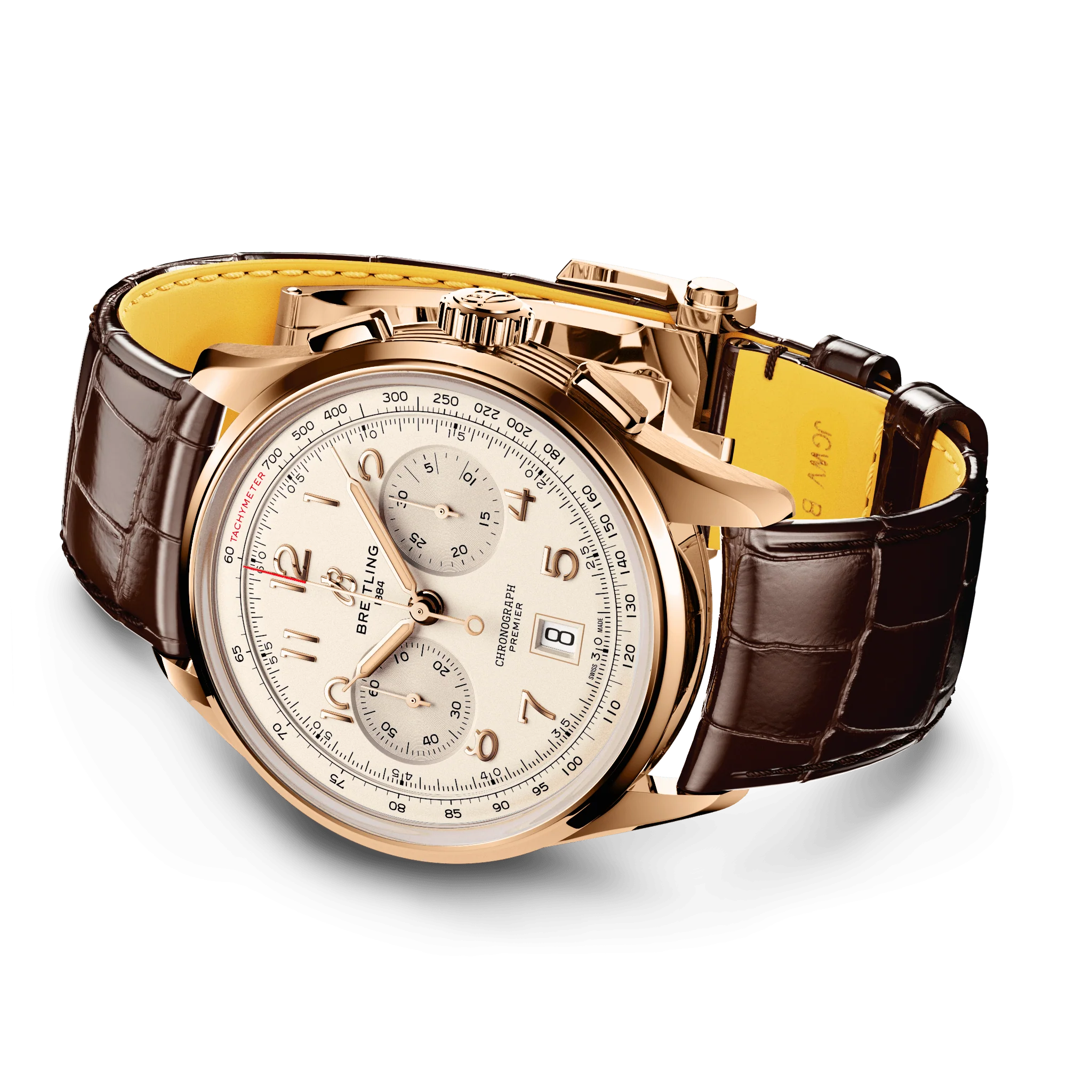 Breitling Premier B01 Chronograph 42 18k Gold Watch - Image 3