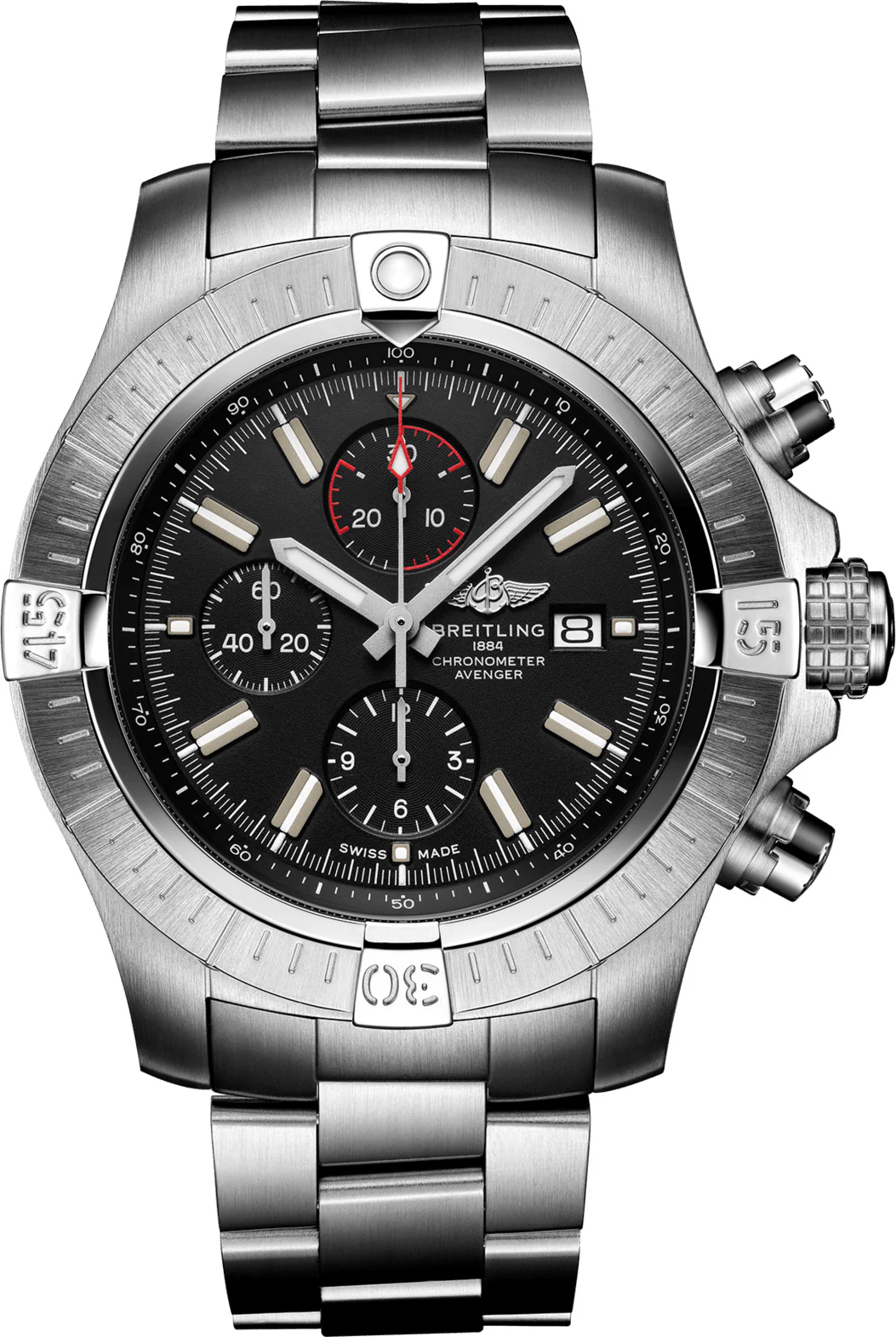 Breitling Super Avenger Chronograph 48 Steel Bracelet