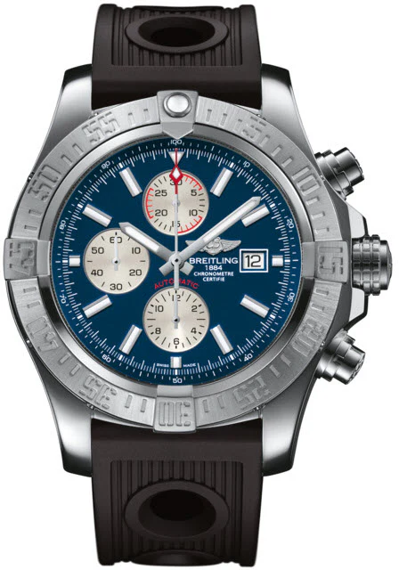 Breitling Watch Super Avenger II Steel Mariner Blue