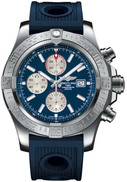 Breitling Watch Super Avenger II Steel Mariner Blue
