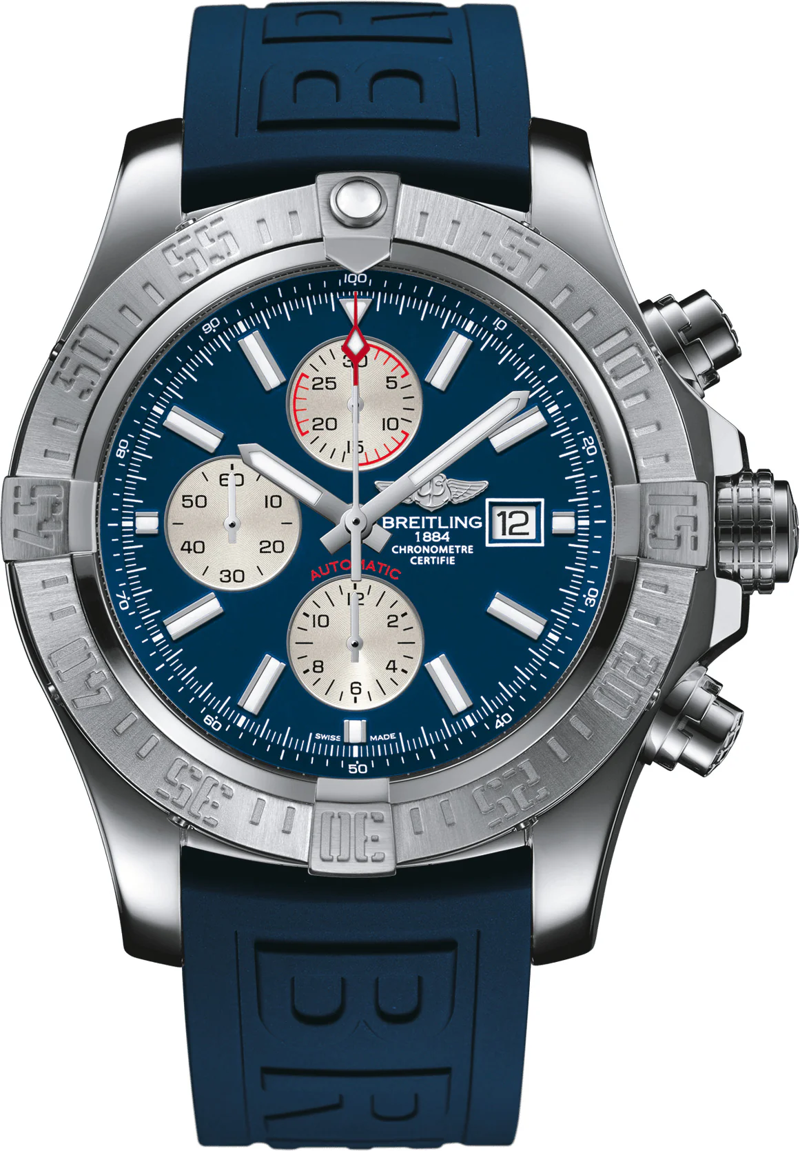 Breitling Watch Super Avenger II Chronograph Diver Pro III Push Button