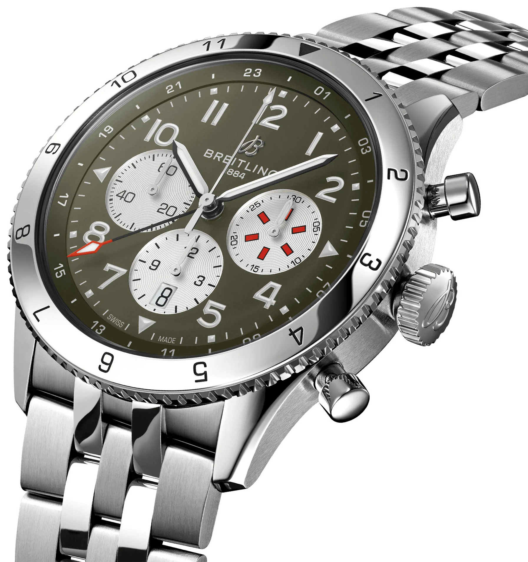 Breitling Super AVI B04 Chronograph GMT 46 Curtiss Warhawk Watch - Image 3