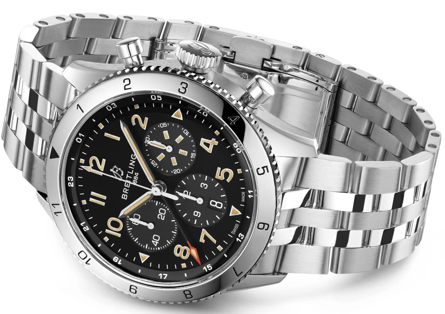Breitling Super AVI B04 Chronograph GMT 46 Mustang Watch - Image 4