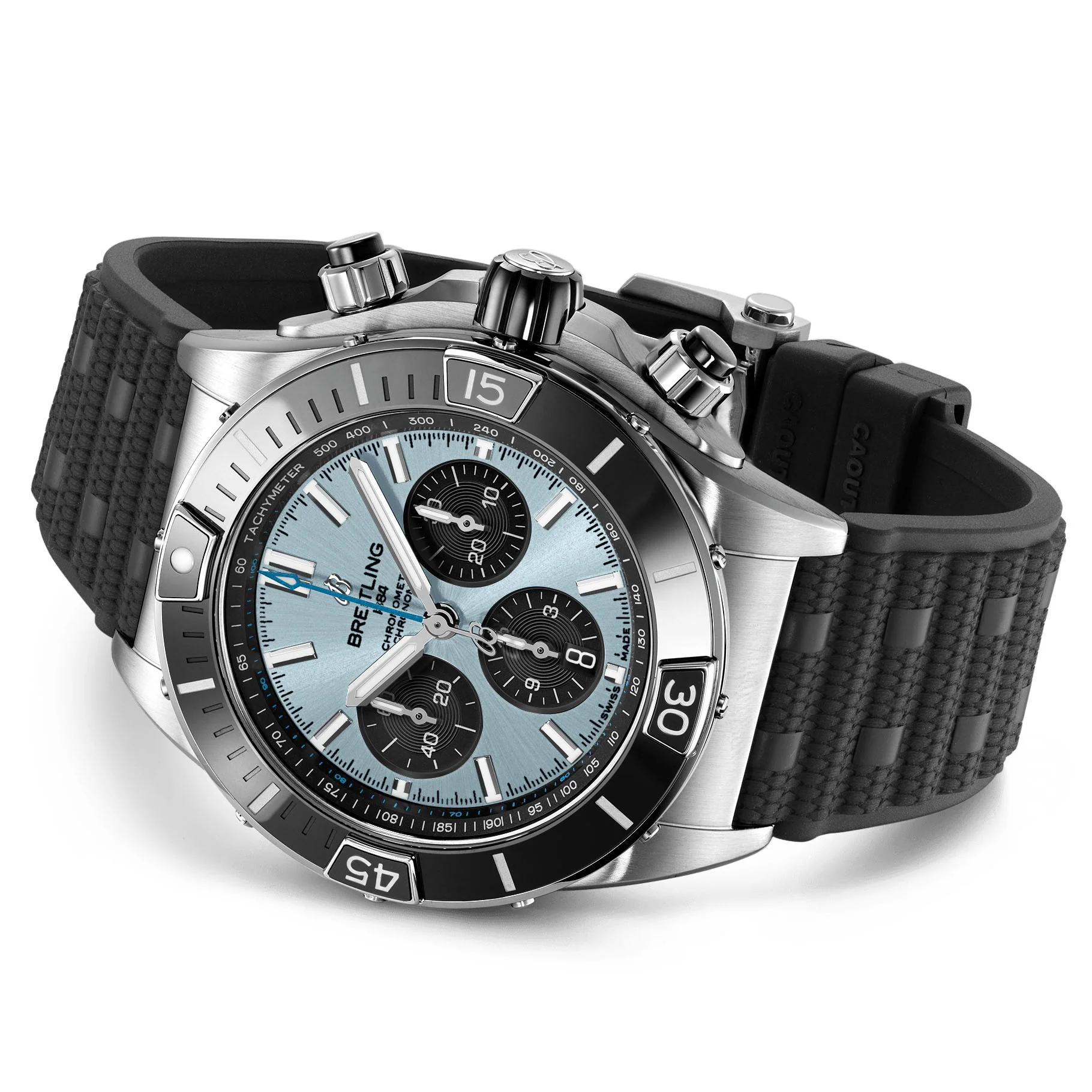 Breitling Super Chronomat B01 44 Ice Blue Watch - Image 4