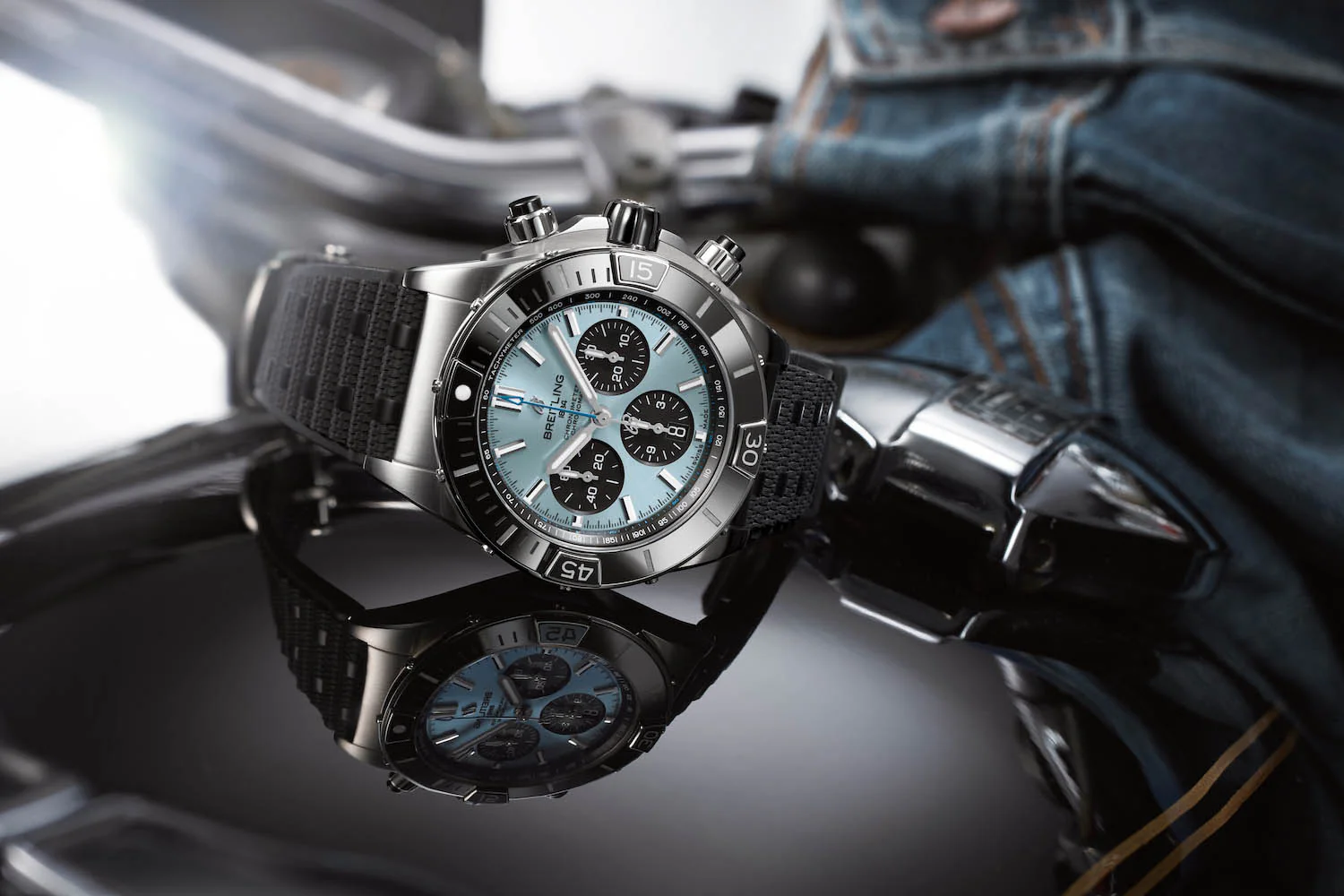 Breitling Super Chronomat B01 44 Ice Blue Watch - Image 6