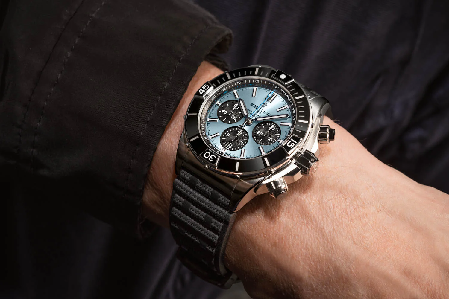 Breitling Super Chronomat B01 44 Ice Blue Watch - Image 7