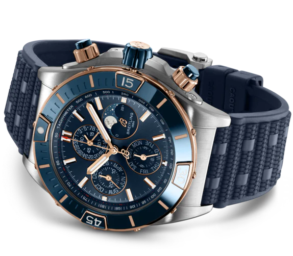 Breitling Super Chronomat Four Year Calendar Steel & Gold Watch - Image 3