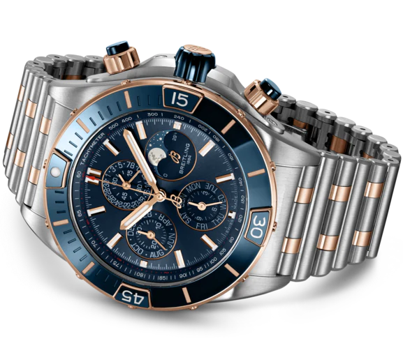 Breitling Super Chronomat Four Year Calendar Steel & Gold Watch - Image 4