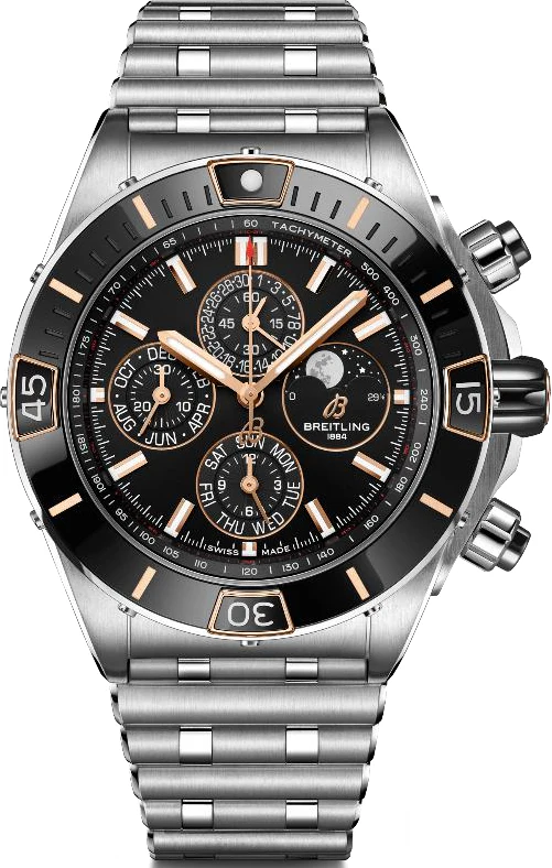 Breitling Watch Super Chronomat Four Year Calendar Two Tone