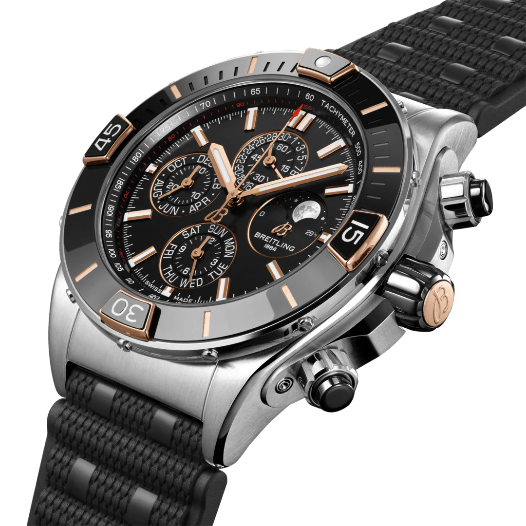 Breitling Watch Super Chronomat Four Year Calendar Two Tone - Image 4