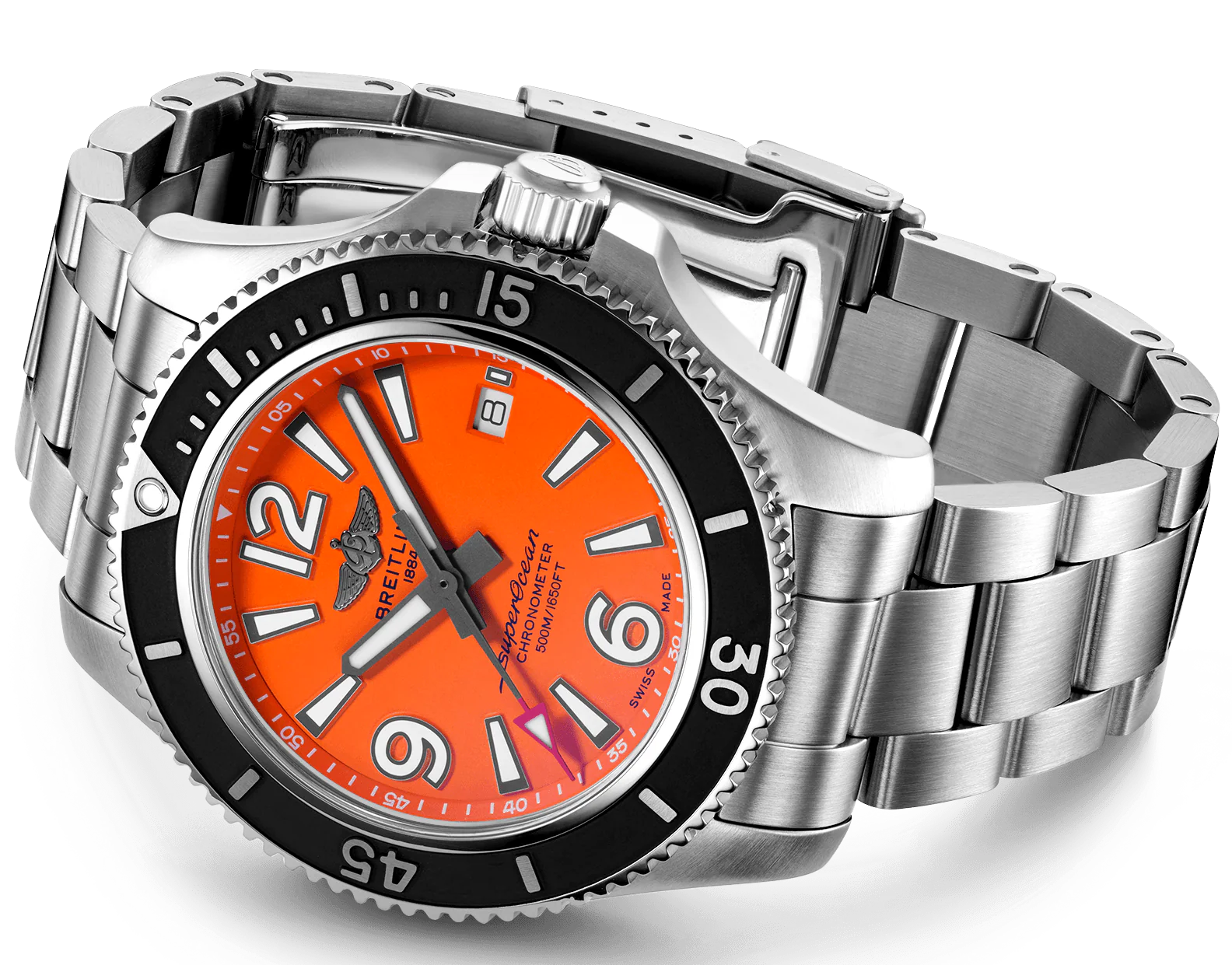 Breitling Watch Superocean Automatic 42 Orange Professional III - Image 3