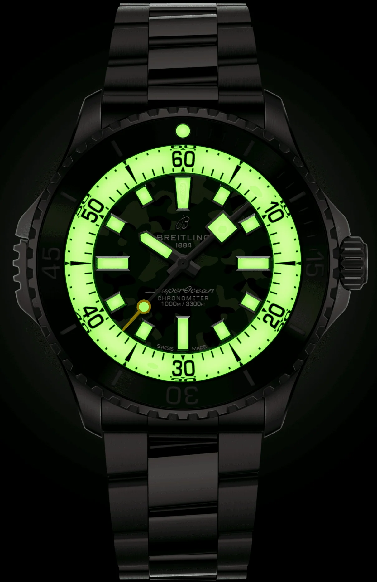 Breitling Superocean Automatic 46 Super Diver Green Watch - Image 3