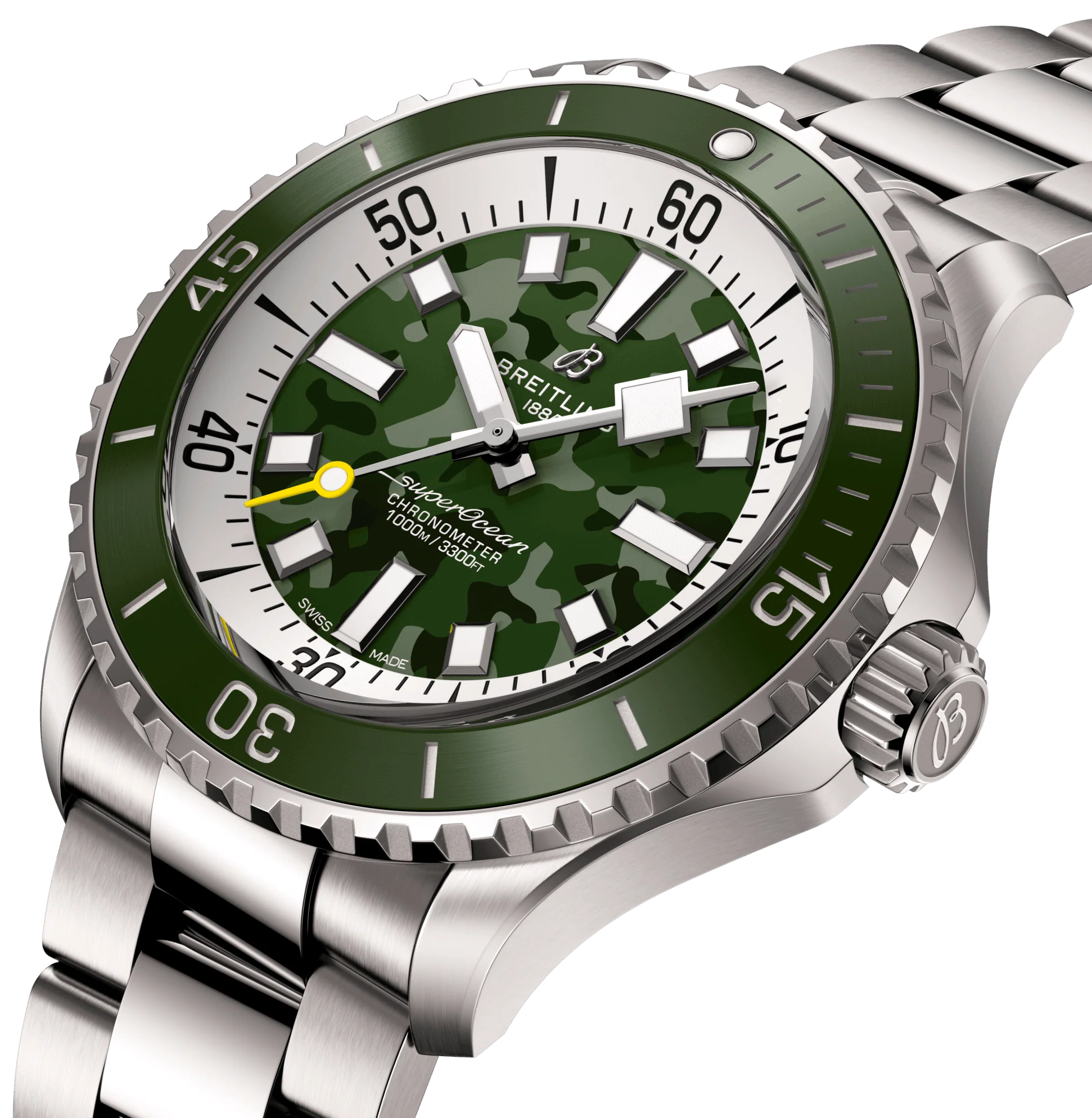 Breitling Superocean Automatic 46 Super Diver Green Watch - Image 4