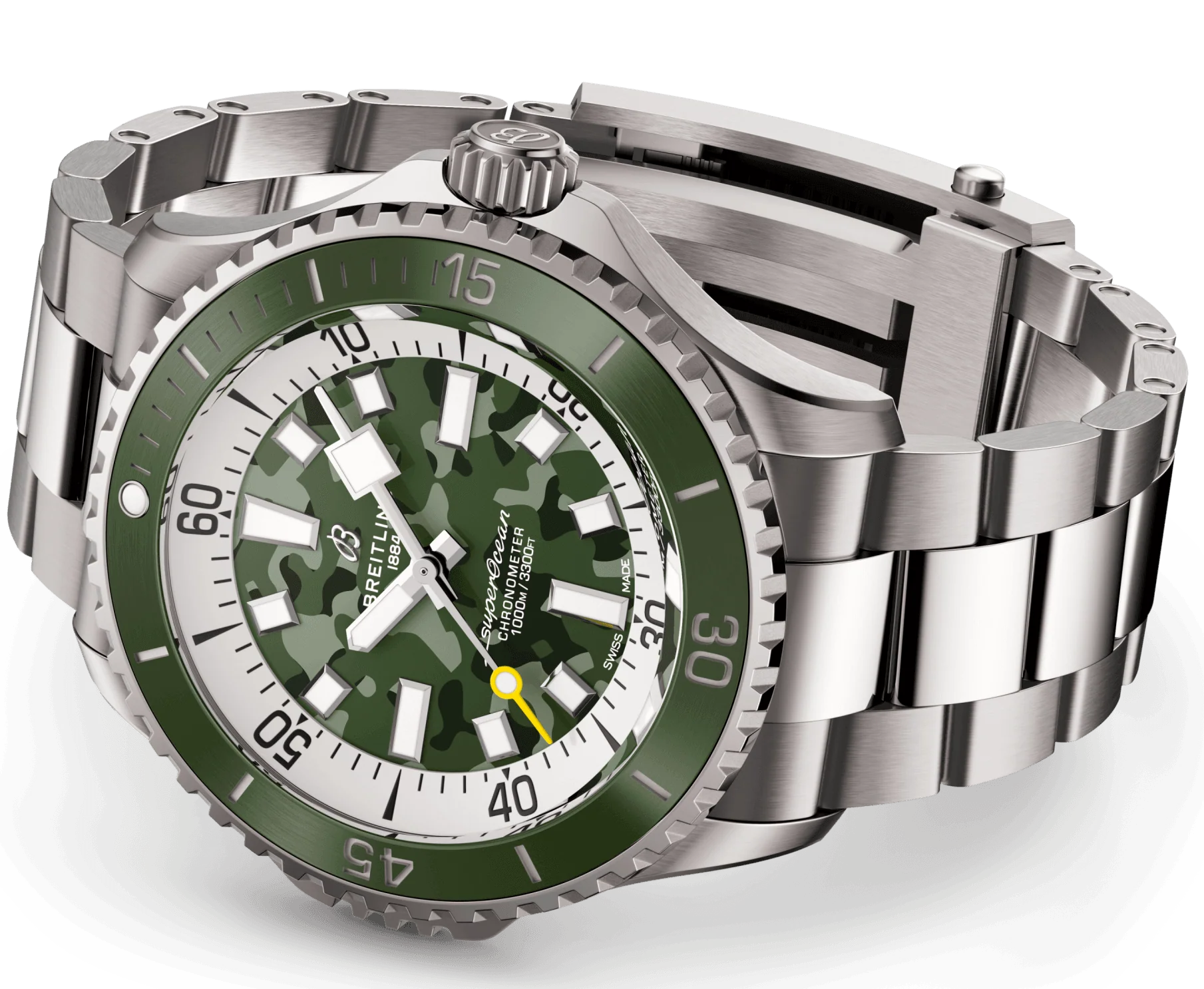 Breitling Superocean Automatic 46 Super Diver Green Watch - Image 5