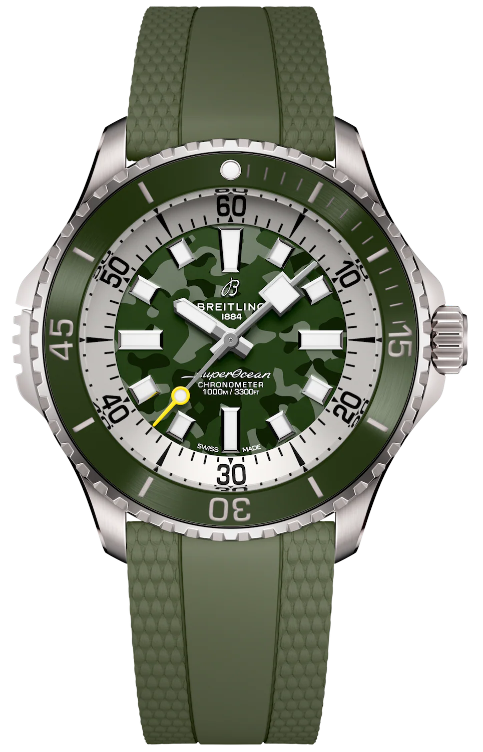 Breitling Superocean Automatic 46 Super Diver Green Watch