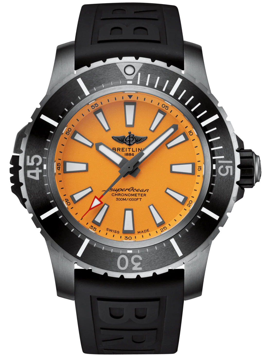 Breitling Watch Superocean Automatic 48 Titanium Yellow D