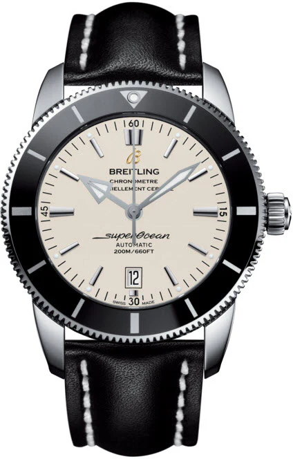 Breitling Watch Superocean Heritage II 46 Steel Leather Tang Type
