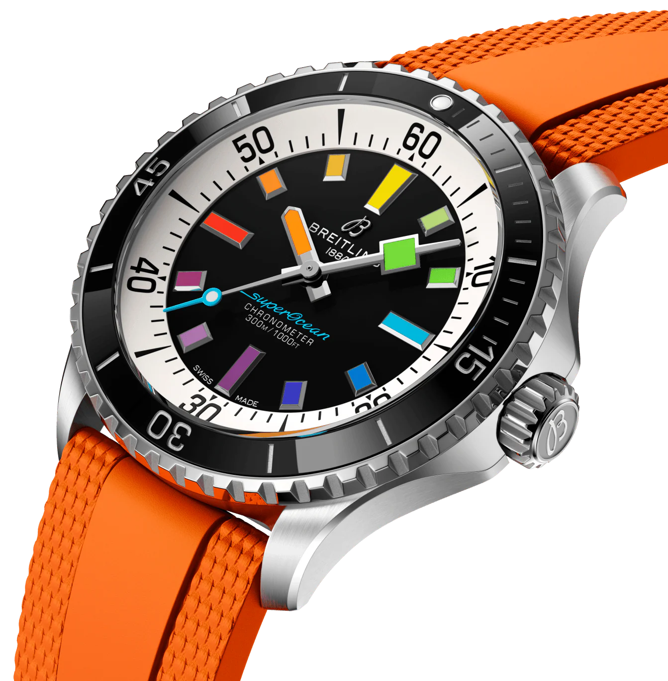 Breitling Superocean Automatic 42 Rainbow Watch - Image 4