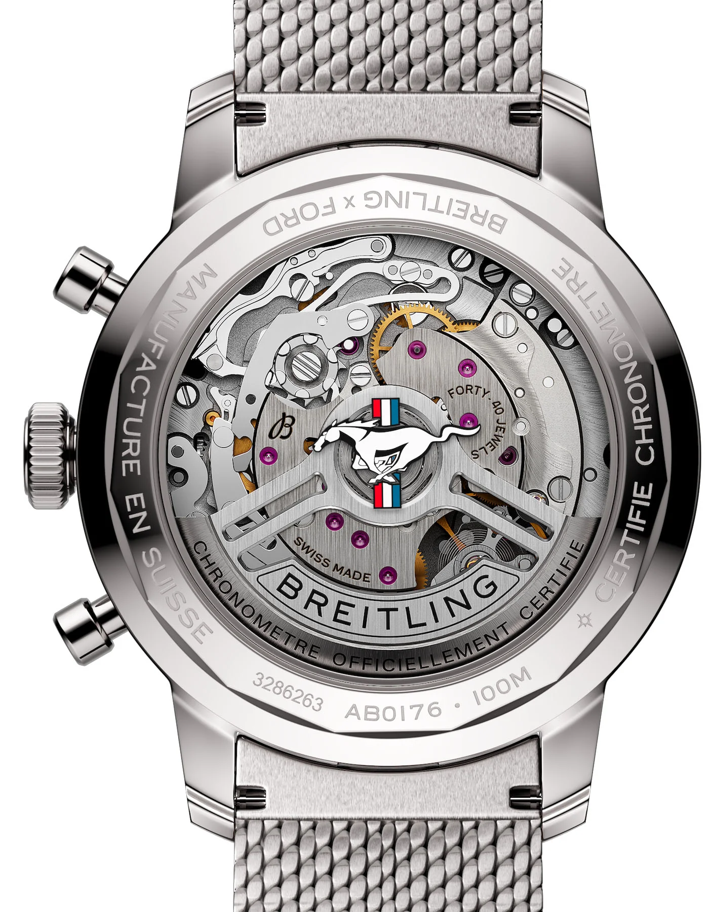Breitling Top Time B01 41 Mustang Watch - Image 4