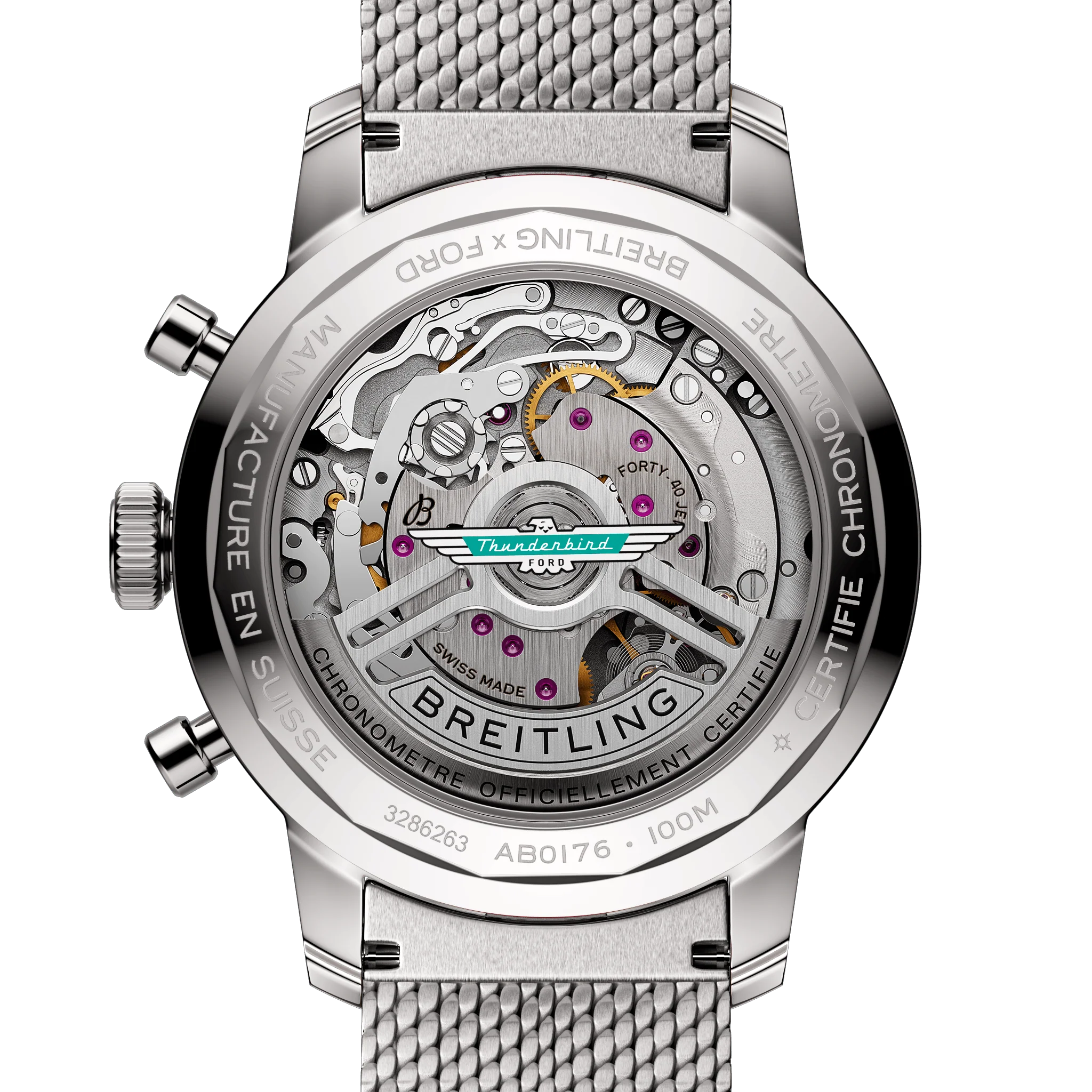 Breitling Top Time B01 Ford Thunderbird Bracelet Watch - Image 4