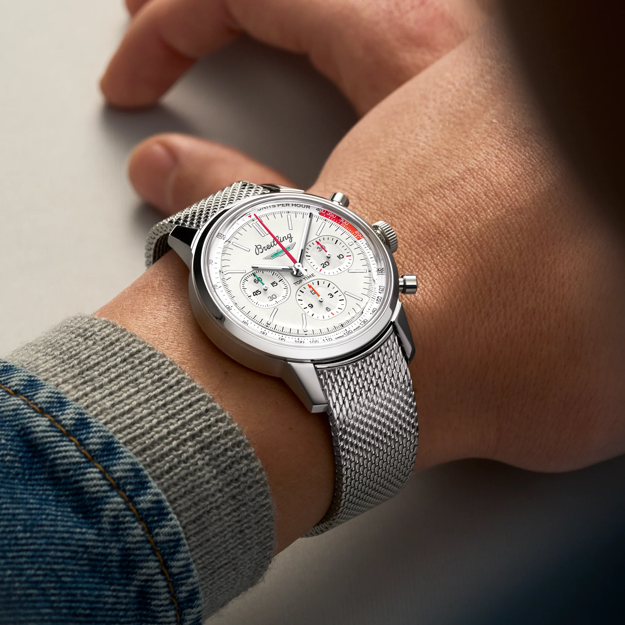 Breitling Top Time B01 Ford Thunderbird Bracelet Watch - Image 5