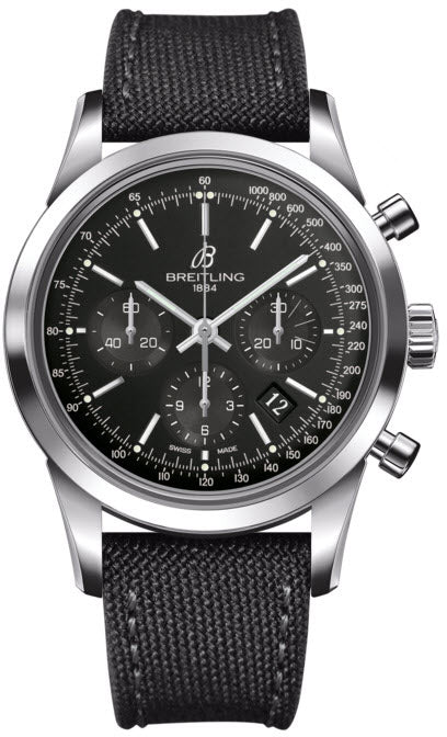Breitling Watch Transocean Chronograph Black
