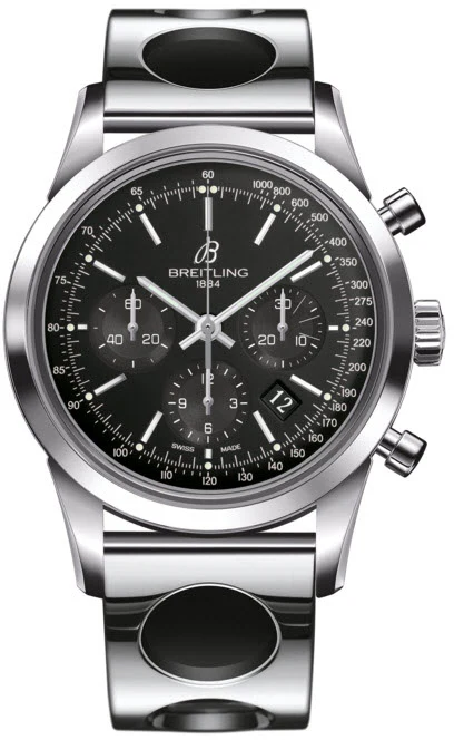 Breitling Watch Transocean Chronograph Black
