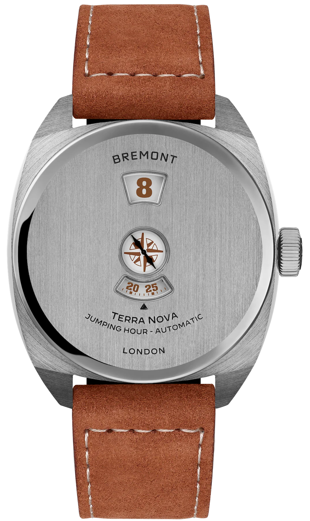 Bremont Terra Nova Jumping Hour Steel Watch