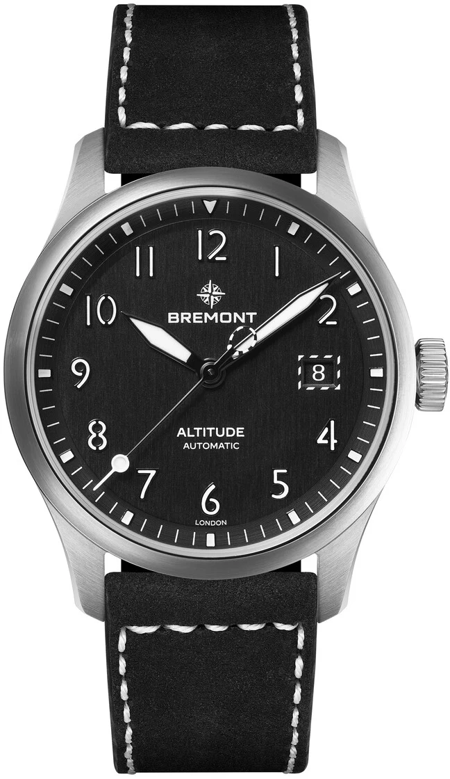 Bremont Altitude 39 Date Black Leather Watch