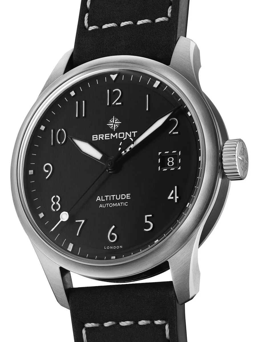 Bremont Altitude 39 Date Black Leather Watch - Image 2