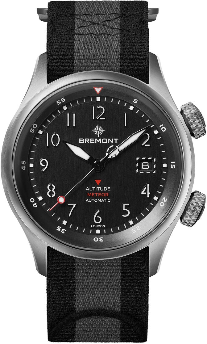 Bremont Altitude MB Meteor Black DLC Barrel Nato Watch