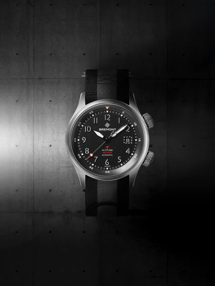 Bremont Altitude MB Meteor Black DLC Barrel Nato Watch - Image 4