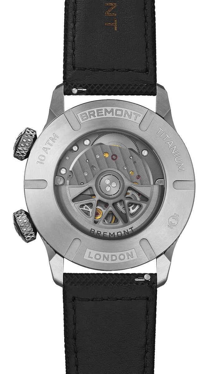 Bremont Altitude MB Meteor Black Orange Barrel Leather Watch - Image 3