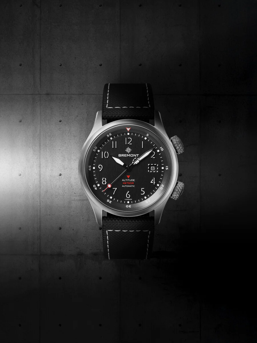 Bremont Altitude MB Meteor Black Titanium Barrel Leather Watch - Image 4