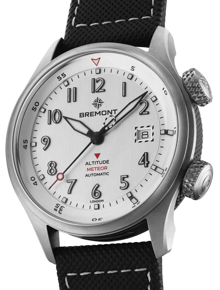 Bremont Altitude MB Meteor Silver Titanium Barrel Leather Watch - Image 2