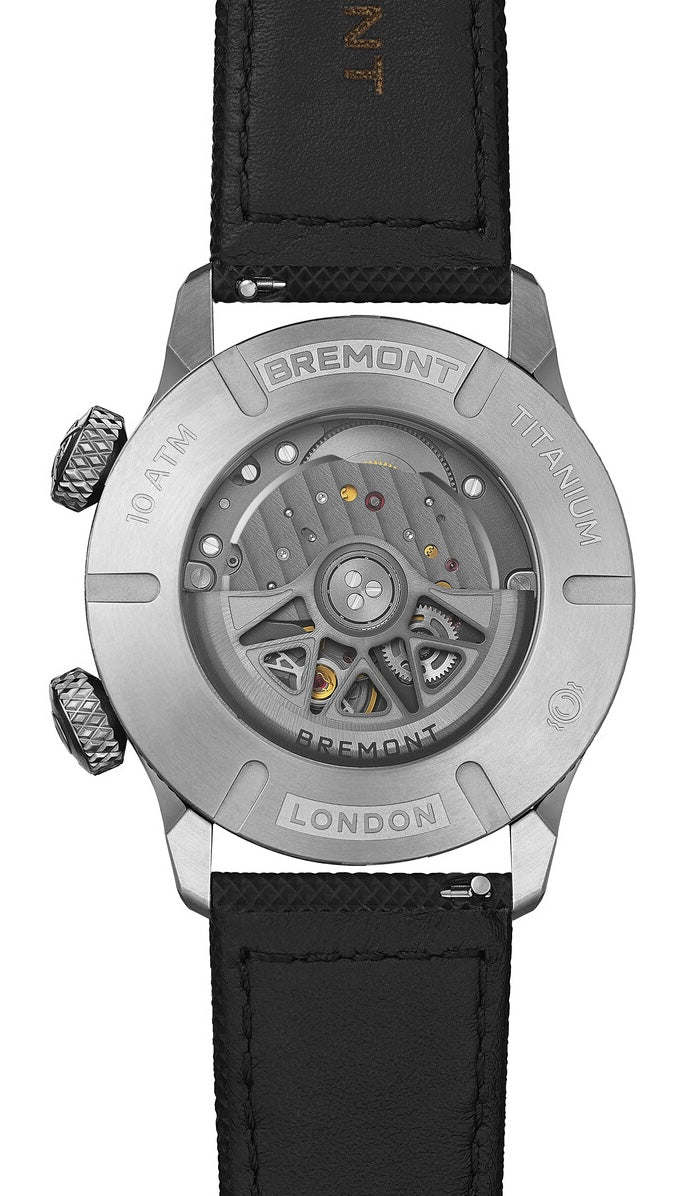 Bremont Altitude MB Meteor Silver Titanium Barrel Leather Watch - Image 3