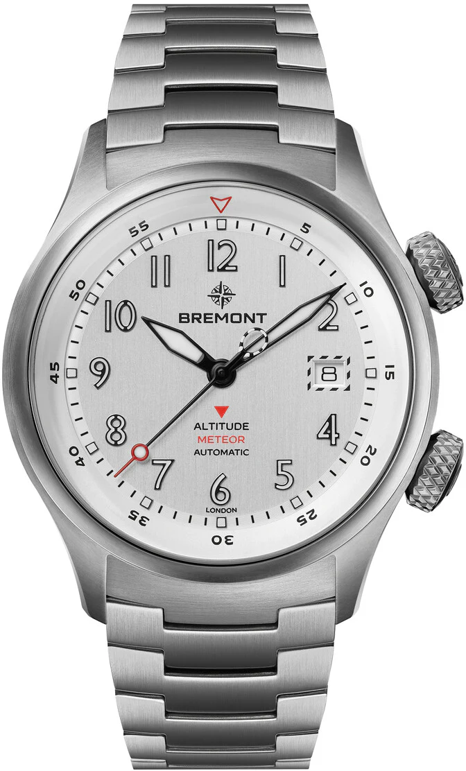 Bremont Altitude MB Meteor Silver Titanium Barrel Bracelet Watch