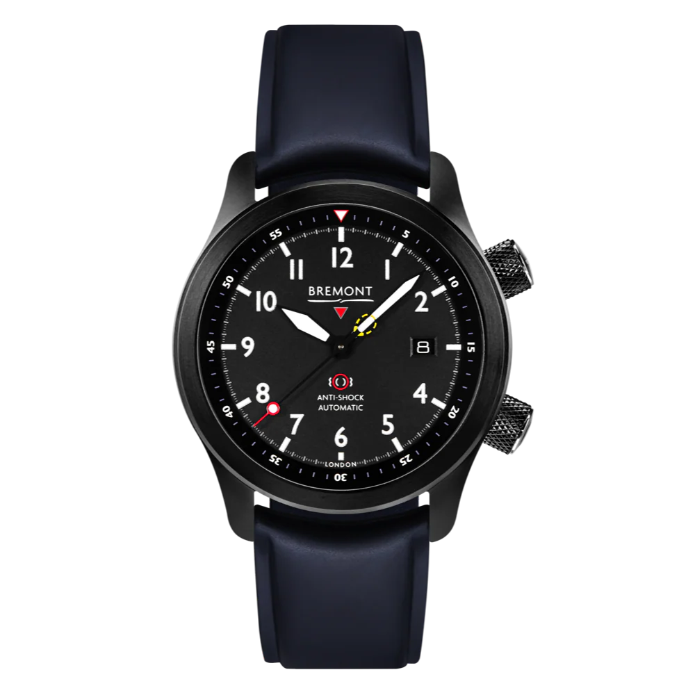 Bremont Watch MBII Custom DLC Black Dial with Titanium Barrel & Closed Case Back - Image 3