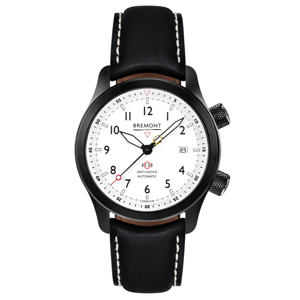 Bremont Watch MBII Custom DLC White Dial with Titanium Barrel & Open Case Back - Image 11
