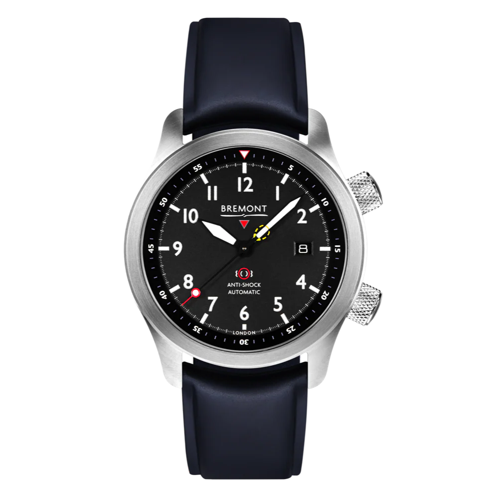 Bremont Watch MBII Custom Stainless Steel Black Dial with Titanium Barrel & Closed Case Back - Image 3