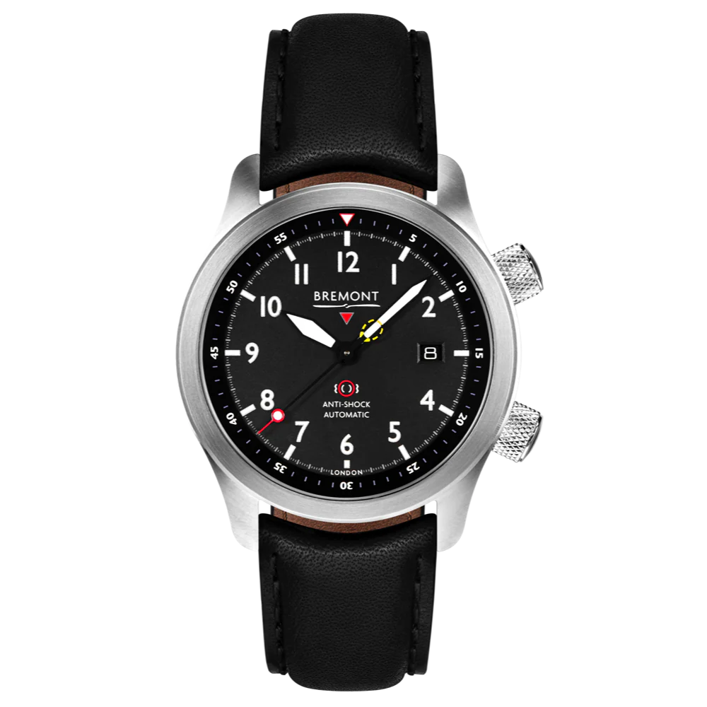 Bremont Watch MBII Custom Stainless Steel Black Dial with Titanium Barrel & Closed Case Back - Image 8