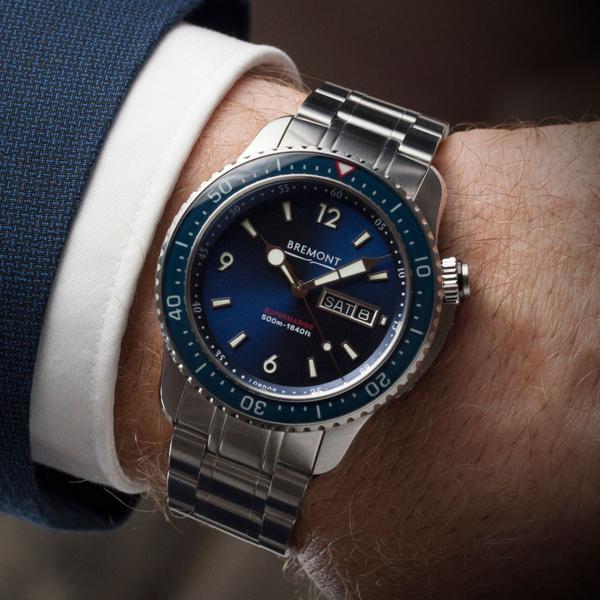 Bremont Watch Supermarine S500 Blue Bracelet - Image 7