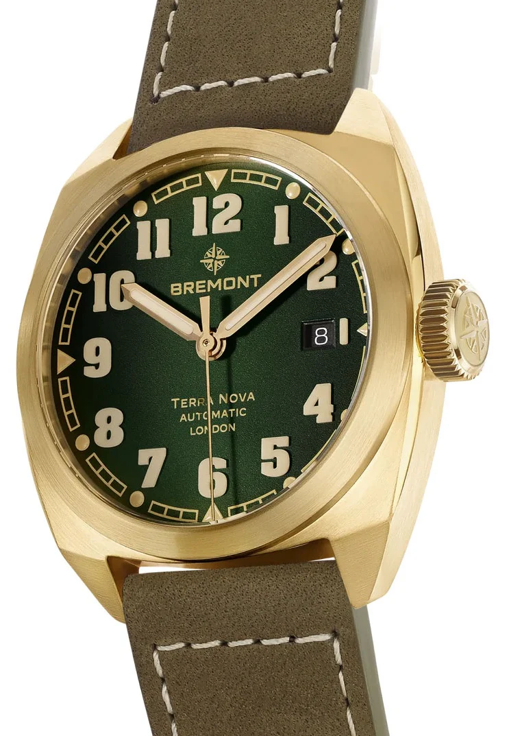 Bremont Terra Nova 40.5 Bronze Leather Watch - Image 2