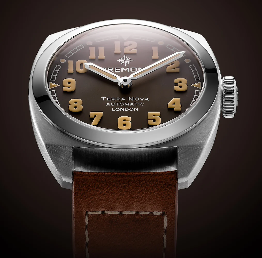 Bremont Terra Nova 38 Black Leather Watch - Image 3